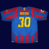 Lionel Messi #30 Barcelona 2005/06 Retro Home Jersey Fan Version - Back View | KFCOOL