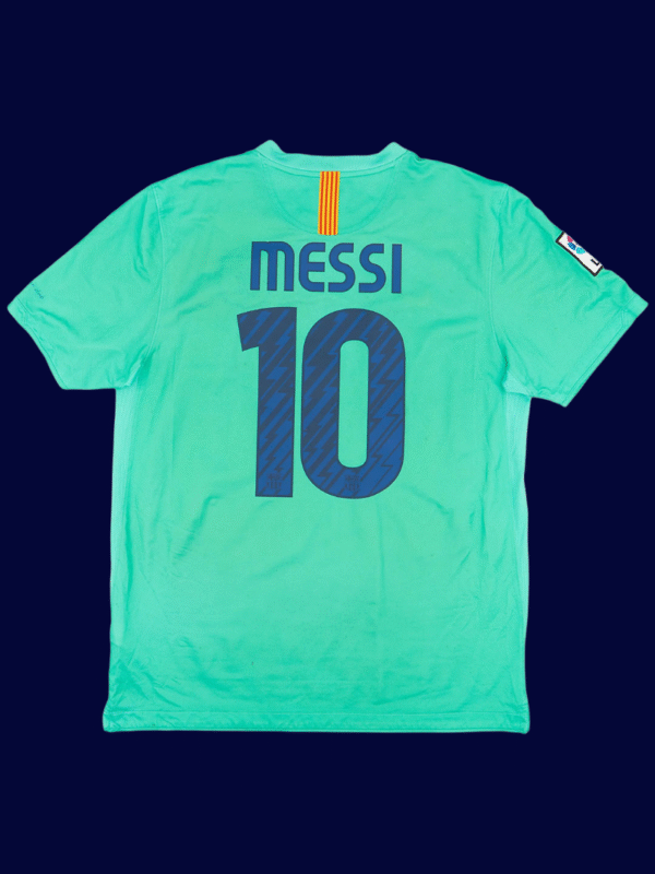 Lionel Messi #10 Barcelona 2010/11 Retro Away Jersey Fan Version - Back View Lionel Messi #10 Barcelona 2010/11 Retro Away Jersey Fan Version - Back View | KFCOOL
