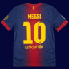 Lionel Messi #10 Barcelona 2012/13 Retro Home Jersey Fan Version - Back View | KFCOOL