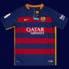 Lionel Messi #10 Barcelona 2015/16 Retro Home Jersey Fan Version - Front View Lionel Messi #10 Barcelona 2015/16 Retro Home Jersey Fan Version - Front View | KFCOOL