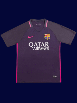 Lionel Messi #10 Barcelona 2016/17 Away Jersey Fan Version - Front View | KFCOOL