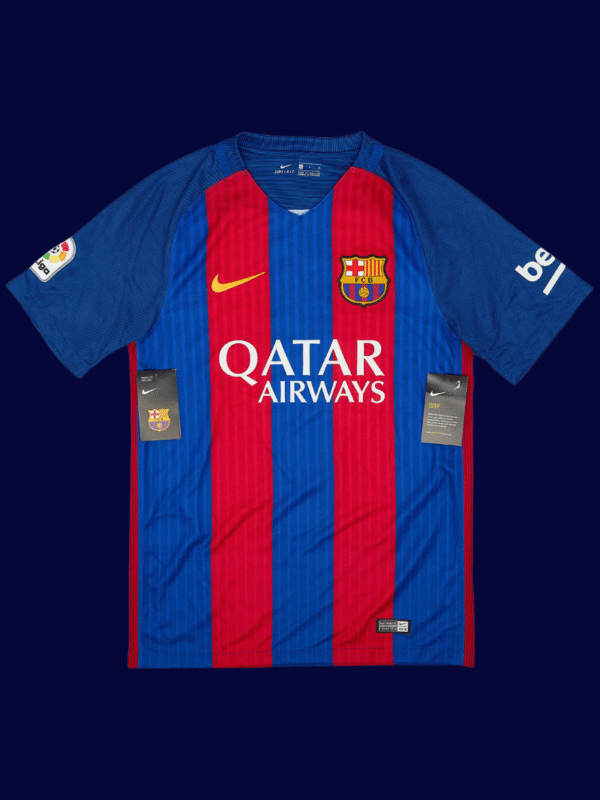Lionel Messi #10 Barcelona 2016/17 Home Jersey Fan Version - Front View | KFCOOL