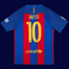 Lionel Messi #10 Barcelona 2016/17 Home Jersey Fan Version - Back View | KFCOOL
