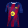 Lamine Yamal #10 Barcelona 2025/26 Home Jersey Player Version - Front View | KFCOOL