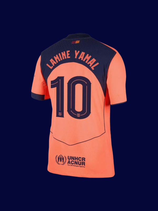 Lamine Yamal #10 Barcelona 2025/26 Third Jersey Player Version - Back View | KFCOOL