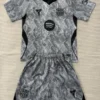 Barcelona 2026/27 Goalkeeper Grey Kids Kit Fan Version - Front View Barcelona 2026/27 Goalkeeper Grey Kids Kit Fan Version - Front View | KFCOOL
