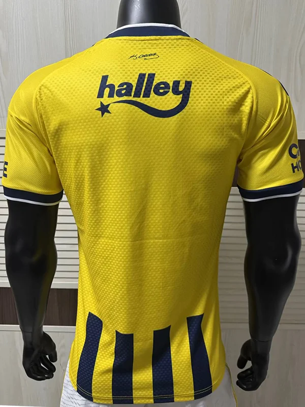 Fenerbahce 2026/27 Home Jersey Player Version - Back View | KFCOOL