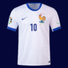 Kylian Mbappe #10 France 2024/25 Away Jersey Player Version - Front View | KFCOOL