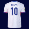 Kylian Mbappe #10 France 2024/25 Away Jersey Player Version - Back View | KFCOOL