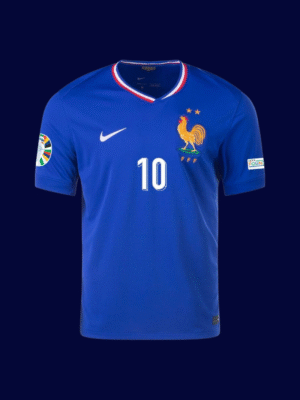 Kylian Mbappe #10 France 2024/25 Home Jersey Player Version - Front View Kylian Mbappe #10 France 2024/25 Home Jersey Player Version - Front View | KFCOOL