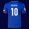 Kylian Mbappe #10 France 2024/25 Home Jersey Player Version - Back View | KFCOOL