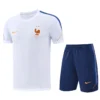 France 2026/27 White Training Short Suit - Front View France 2026/27 White Training Short Suit - Front View | KFCOOL