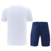 France 2026/27 White Training Short Suit - Back View France 2026/27 White Training Short Suit - Back View | KFCOOL
