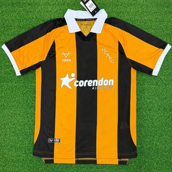 Hull City 2026/27 Home Jersey Fan Version - Front View Hull City 2026/27 Home Jersey Fan Version - Front View | KFCOOL
