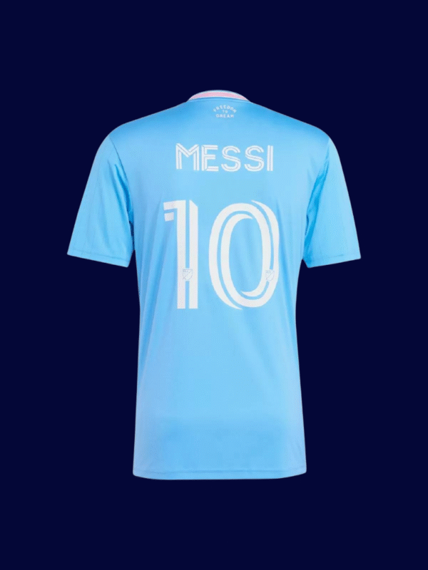 Lionel Messi #10 Inter Miami 2025/26 Third Jersey Player Version - Back View Lionel Messi #10 Inter Miami 2025/26 Third Jersey Player Version - Back View | KFCOOL
