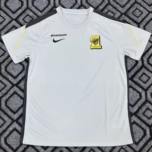 Al Ittihad 2026/27 White Training Shirt - Front View Al Ittihad 2026/27 White Training Shirt - Front View | KFCOOL