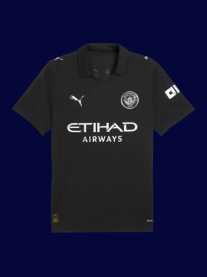 Erling Haaland #9 Manchester City 2025/26 Away Jersey Player Version - Front View Erling Haaland #9 Manchester City 2025/26 Away Jersey Player Version - Front View | KFCOOL