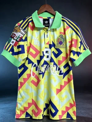 Mexico 2026/27 Yellow Training Shirt - Front View Mexico 2026/27 Yellow Training Shirt - Front View | KFCOOL
