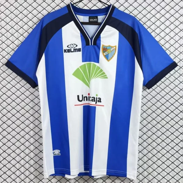 Málaga 1999/01 Retro Home Jersey Fan Version - Front View | KFCOOL