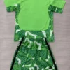 Manchester United 2026/27 Goalkeeper Green Kids Kit Fan Version - Back View | KFCOOL