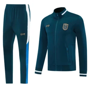 Napoli 2026/27 Dark Green Jacket Tracksuit - Front View Napoli 2026/27 Dark Green Jacket Tracksuit - Front View | KFCOOL