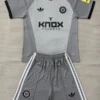 Newcastle United 2026/27 Goalkeeper Grey Kids Kit Fan Version - Front View | KFCOOL