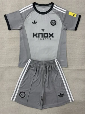 Newcastle United 2026/27 Goalkeeper Grey Kids Kit Fan Version - Front View | KFCOOL