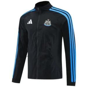 Newcastle United 2026/27 Black Windbreaker - Front View | KFCOOL