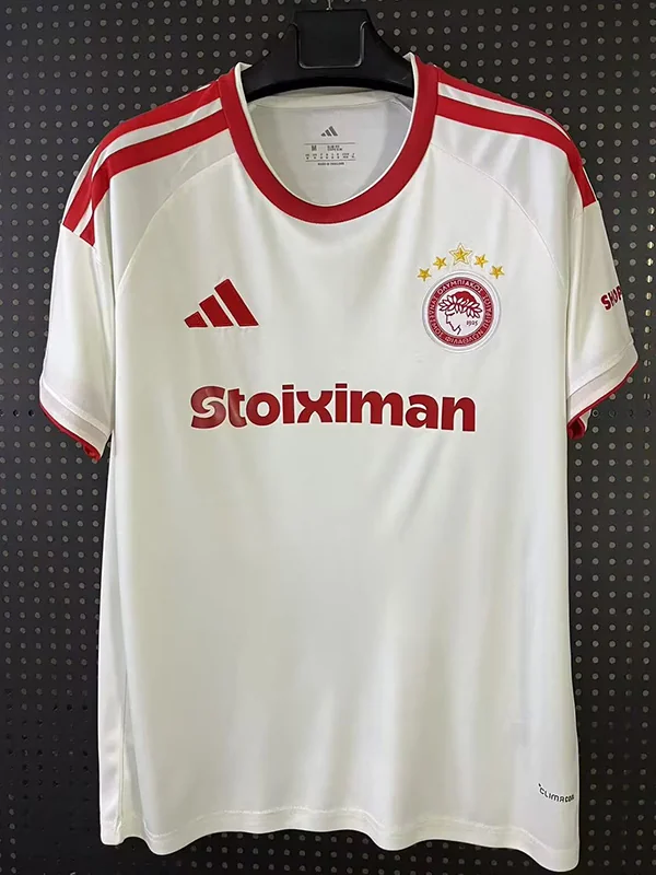Olympiacos 2026/27 Home Jersey Fan Version - Front View | KFCOOL