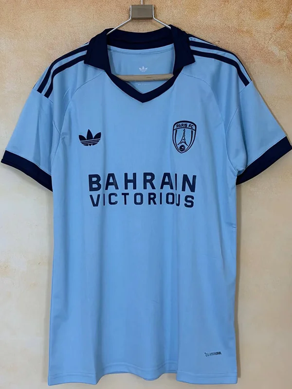 Paris FC 2026/27 Away Blue Jersey Fan Version - Front View | KFCOOL