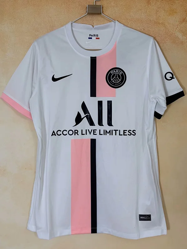 PSG 2021/22 Away White Jersey Fan Version - Front View | KFCOOL