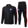PSG 2026/27 Black Jacket Tracksuit - Front View | KFCOOL