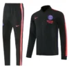 PSG 2026/27 Black Orange Jacket Tracksuit - Front View PSG 2026/27 Black Orange Jacket Tracksuit - Front View | KFCOOL