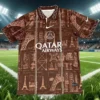 PSG 2026/27 Brown Red Special Edition Training Shirt Fan Version - Front View | KFCOOL