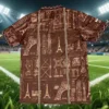 PSG 2026/27 Brown Red Special Edition Training Shirt Fan Version - Back View | KFCOOL