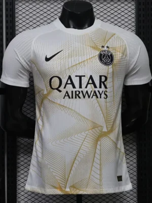PSG 2026/27 White Gold Training Shirt Player Version - Front View PSG 2026/27 White Gold Training Shirt Player Version - Front View | KFCOOL