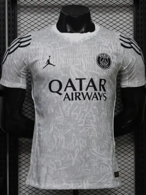 PSG 2026/27 Grey White Training Shirt Player Version - Front View PSG 2026/27 Grey White Training Shirt Player Version - Front View | KFCOOL