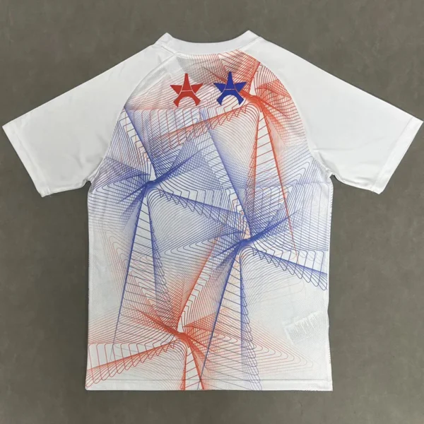 PSG 2026/27 White Blue Training Shirt - Back View PSG 2026/27 White Blue Training Shirt - Back View | KFCOOL