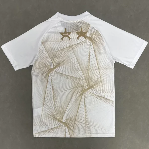 PSG 2026/27 White Gold Training Shirt - Back View | KFCOOL
