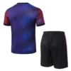 PSG 2026/27 Blue Red Training Short Suit Player Version - Back View | KFCOOL