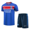 PSG 2026/27 Blue Training Short Suit - Front View | KFCOOL