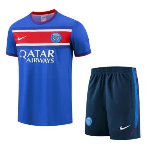 PSG 2026/27 Blue Training Short Suit - Front View PSG 2026/27 Blue Training Short Suit - Front View | KFCOOL