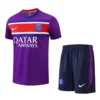 PSG 2026/27 Purple Training Short Suit - Front View | KFCOOL