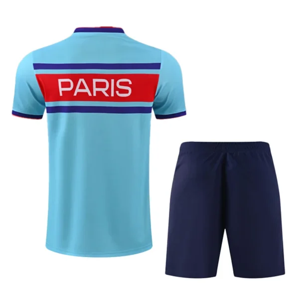 PSG 2026/27 Blue Red Training Short Suit - Back View PSG 2026/27 Blue Red Training Short Suit - Back View | KFCOOL