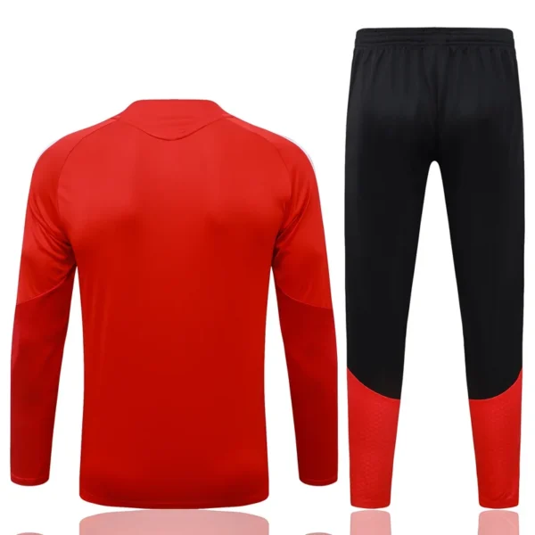 River Plate 2026/27 Red Half Pull Tracksuit - Back View | KFCOOL