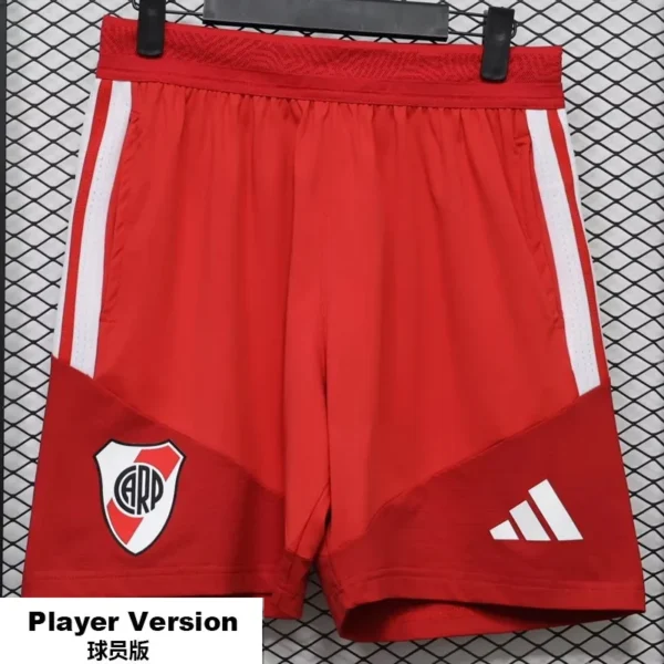 River Plate 2026/27 Red Shorts Player Version - Front View River Plate 2026/27 Red Shorts Player Version - Front View | KFCOOL
