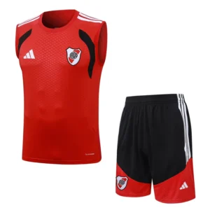 River Plate 2026/27 Red Sleeveless Shorts - Front View | KFCOOL