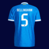 Jude Bellingham #5 Real Madrid 2025/26 Away Blue Jersey Player Version - Back View Jude Bellingham #5 Real Madrid 2025/26 Away Blue Jersey Player Version - Back View | KFCOOL