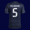 Jude Bellingham #5 Real Madrid 2025/26 Away Jersey Player Version - Back View | KFCOOL