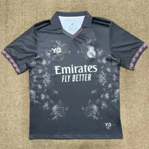 Real Madrid 2026/27 Black Jersey Fan Version - Front View | KFCOOL